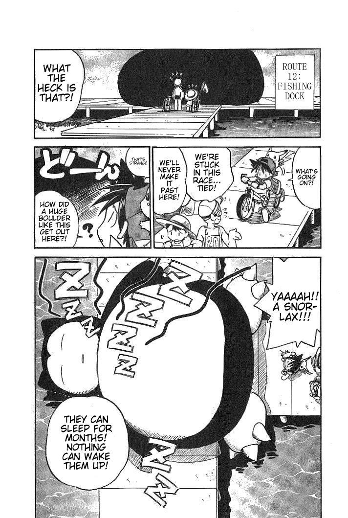 Pocket Monster Special Chapter 12 page 10 - Chapter 12: VS Snorlax