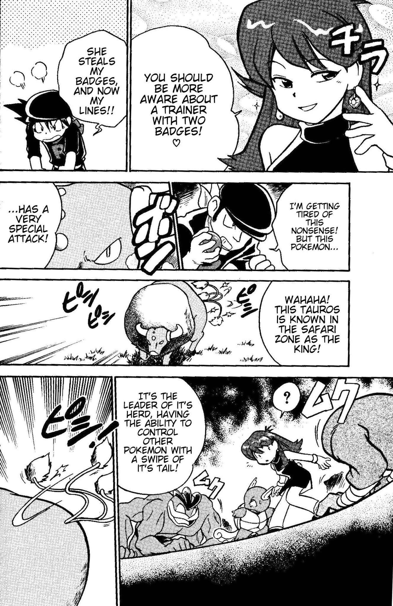 Pocket Monster Special Chapter 16 page 8 - Chapter 16: VS Tauros
