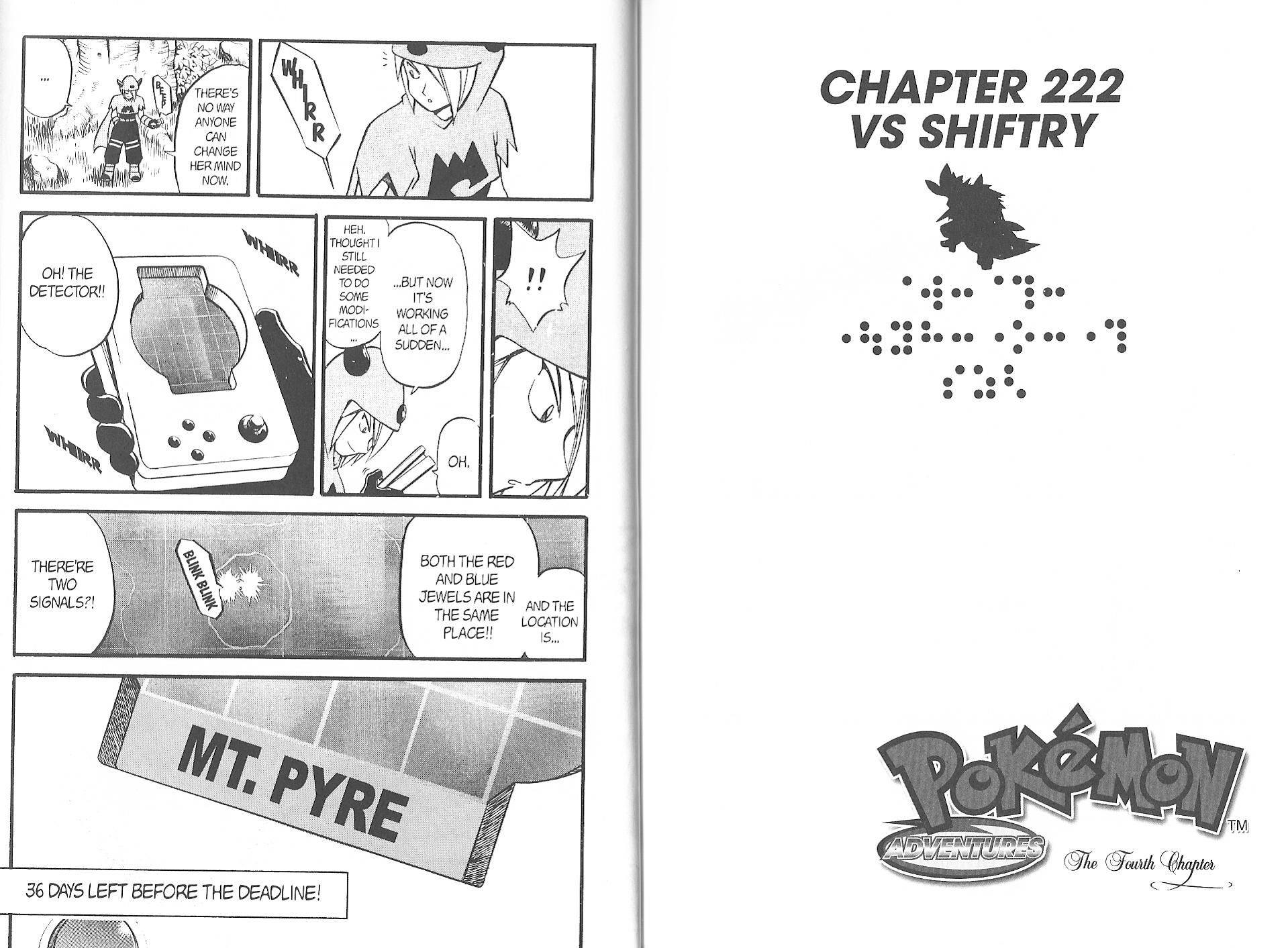 Pocket Monster Special Chapter 222 page 1 - Chapter 222