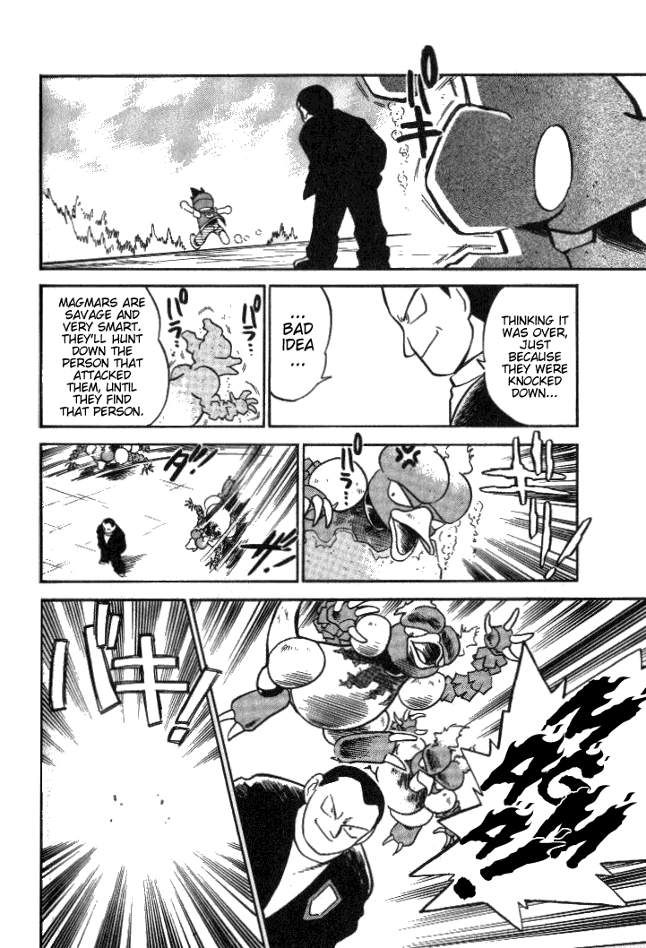 Pocket Monster Special Chapter 23 page 12 - Chapter 23: VS Magmar
