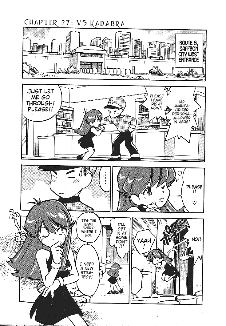 Pocket Monster Special Chapter 27 page 1 - Chapter 27: VS Kadabra