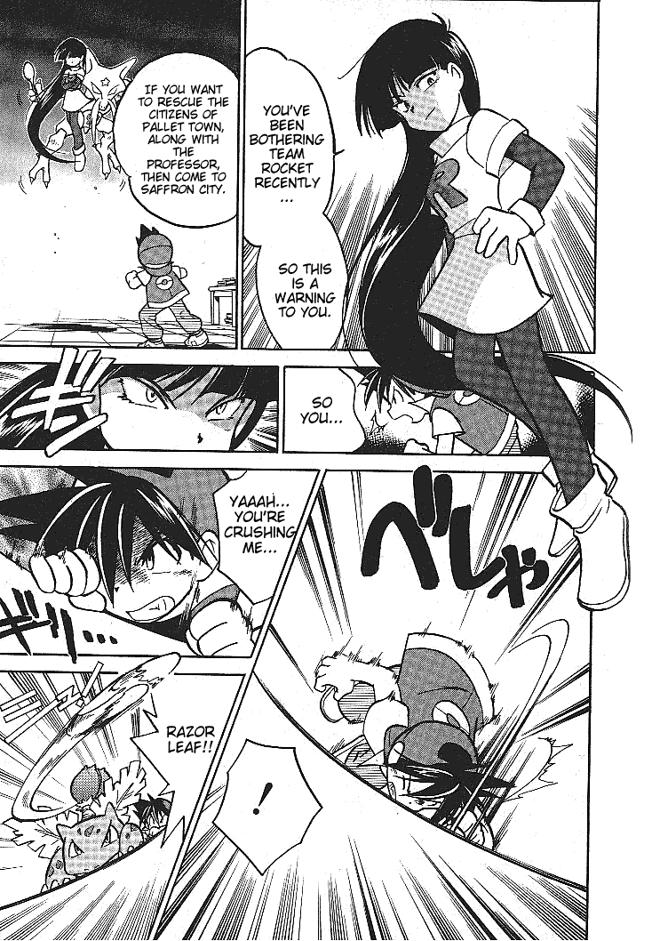 Pocket Monster Special Chapter 27 page 11 - Chapter 27: VS Kadabra