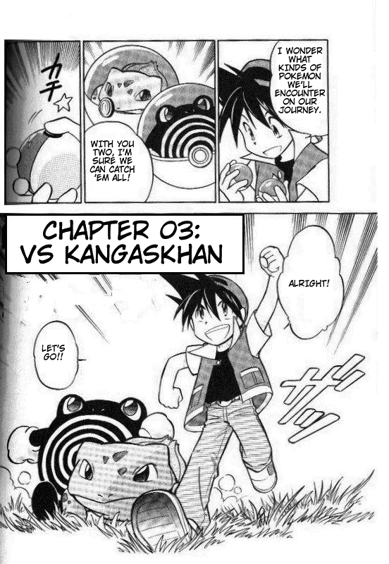 Pocket Monster Special Chapter 3 page 2 - Chapter 3: VS Kangaskhan