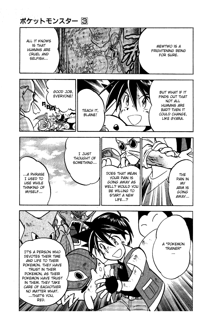Pocket Monster Special Chapter 35 page 13 - Chapter 35: VS Mewtwo (Part 2)