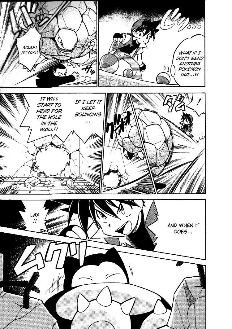 Pocket Monster Special Chapter 37 page 12 - Chapter 37: VS Golem