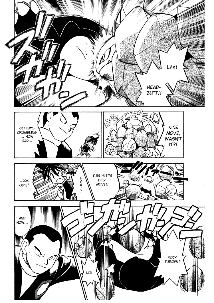 Pocket Monster Special Chapter 37 page 13 - Chapter 37: VS Golem