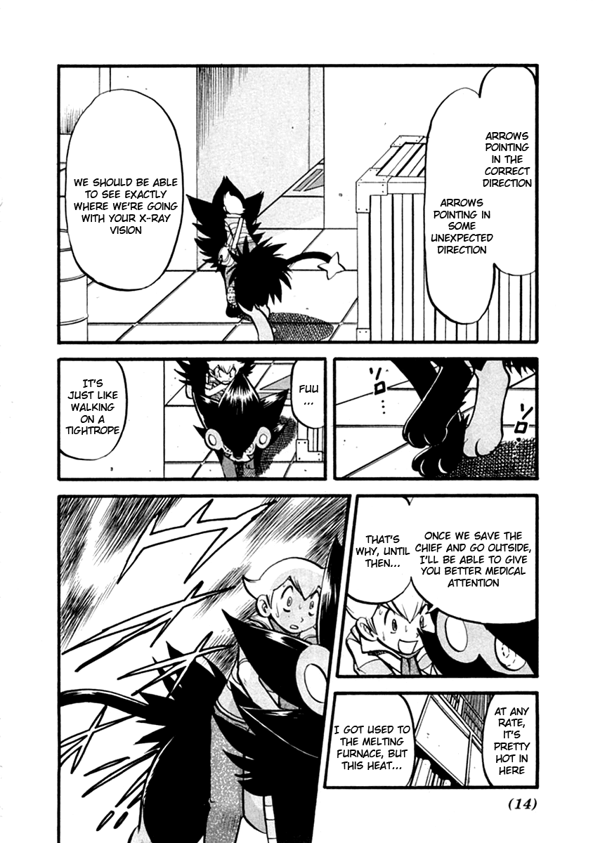 Pocket Monster Special Chapter 385 page 14 - Chapter 385: VS Houndoom