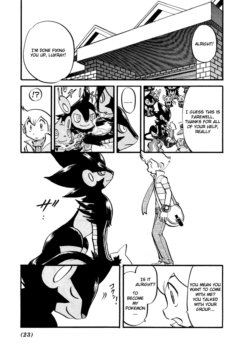 Pocket Monster Special Chapter 385 page 23 - Chapter 385: VS Houndoom