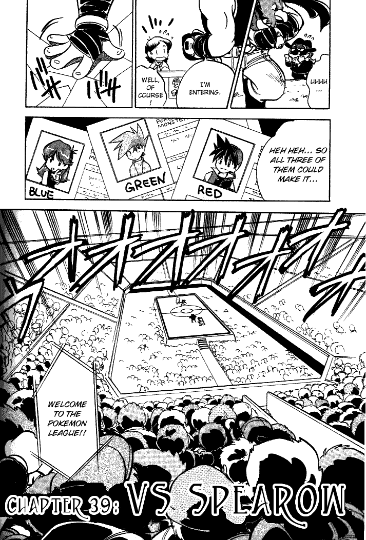 Pocket Monster Special Chapter 39 page 2 - Chapter 39: VS Spearow