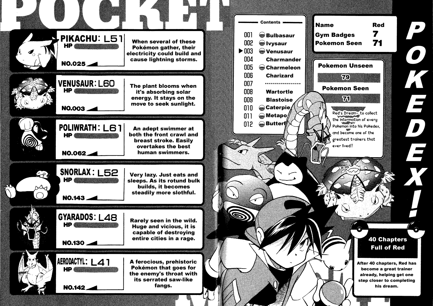 Pocket Monster Special Chapter 40 page 40 - Chapter 40: VS Charizard