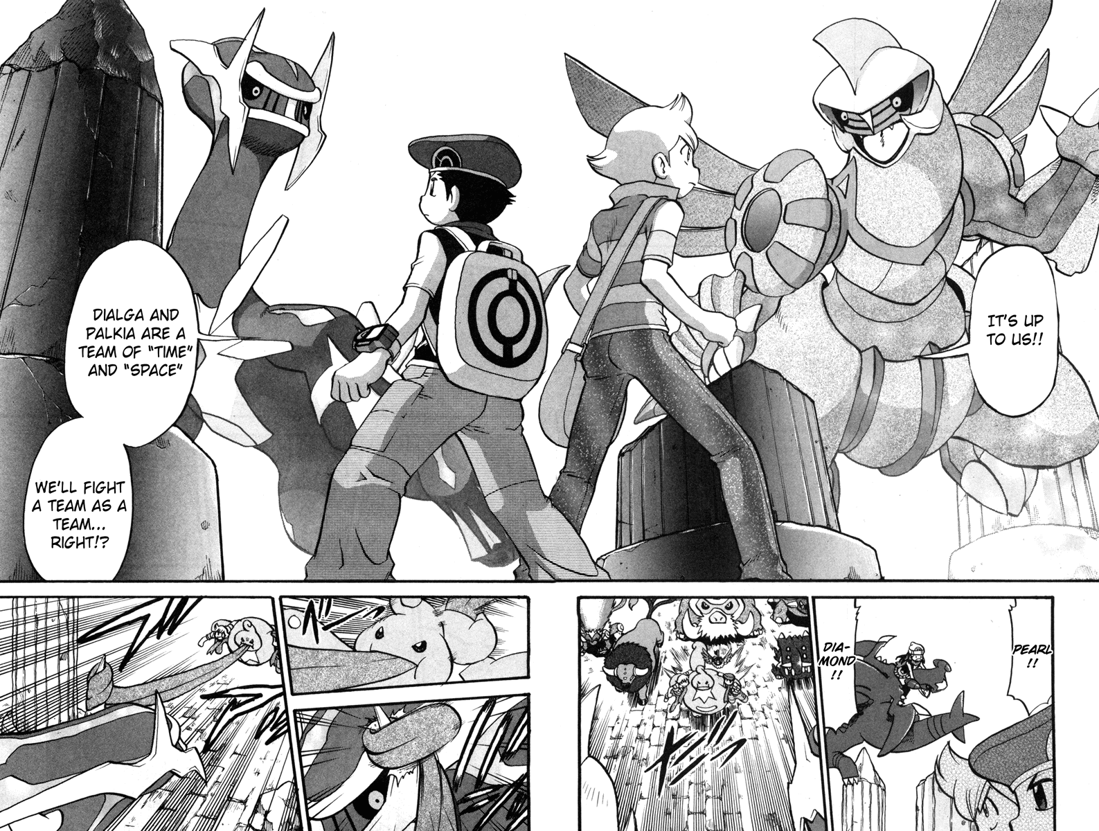 Pocket Monster Special Chapter 413 page 18 - Chapter 413: VS Dialga & Palkia III