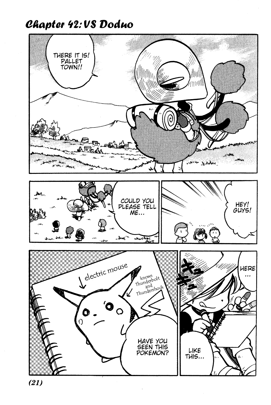Pocket Monster Special Chapter 42 page 1 - Chapter 42: VS Dodrio