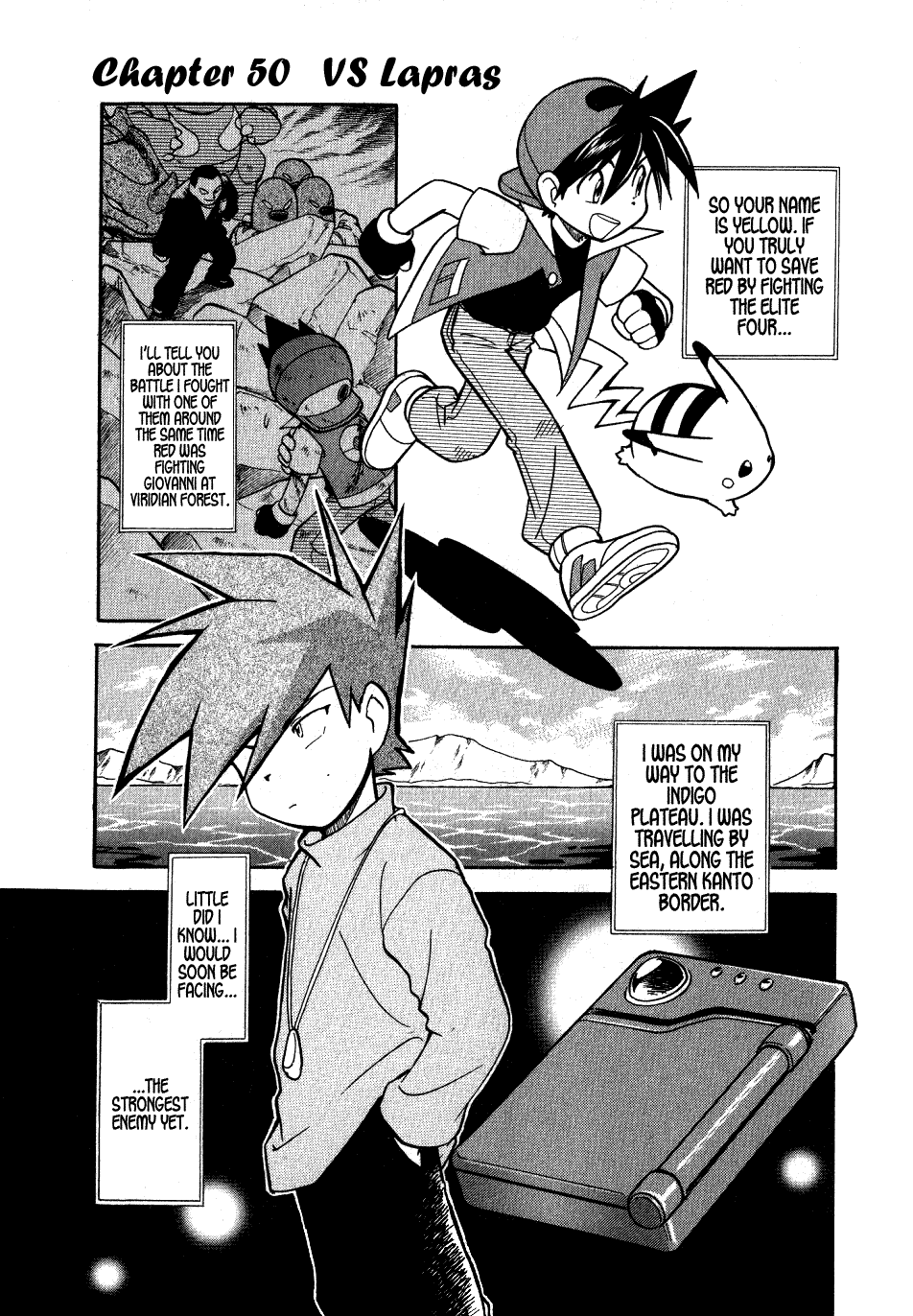 Pocket Monster Special Chapter 50 page 1 - Chapter 50: VS Lapras