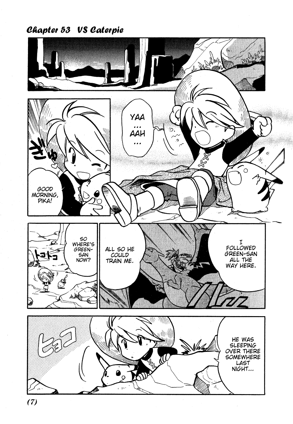Pocket Monster Special Chapter 53 page 4 - Chapter 53: VS Caterpie