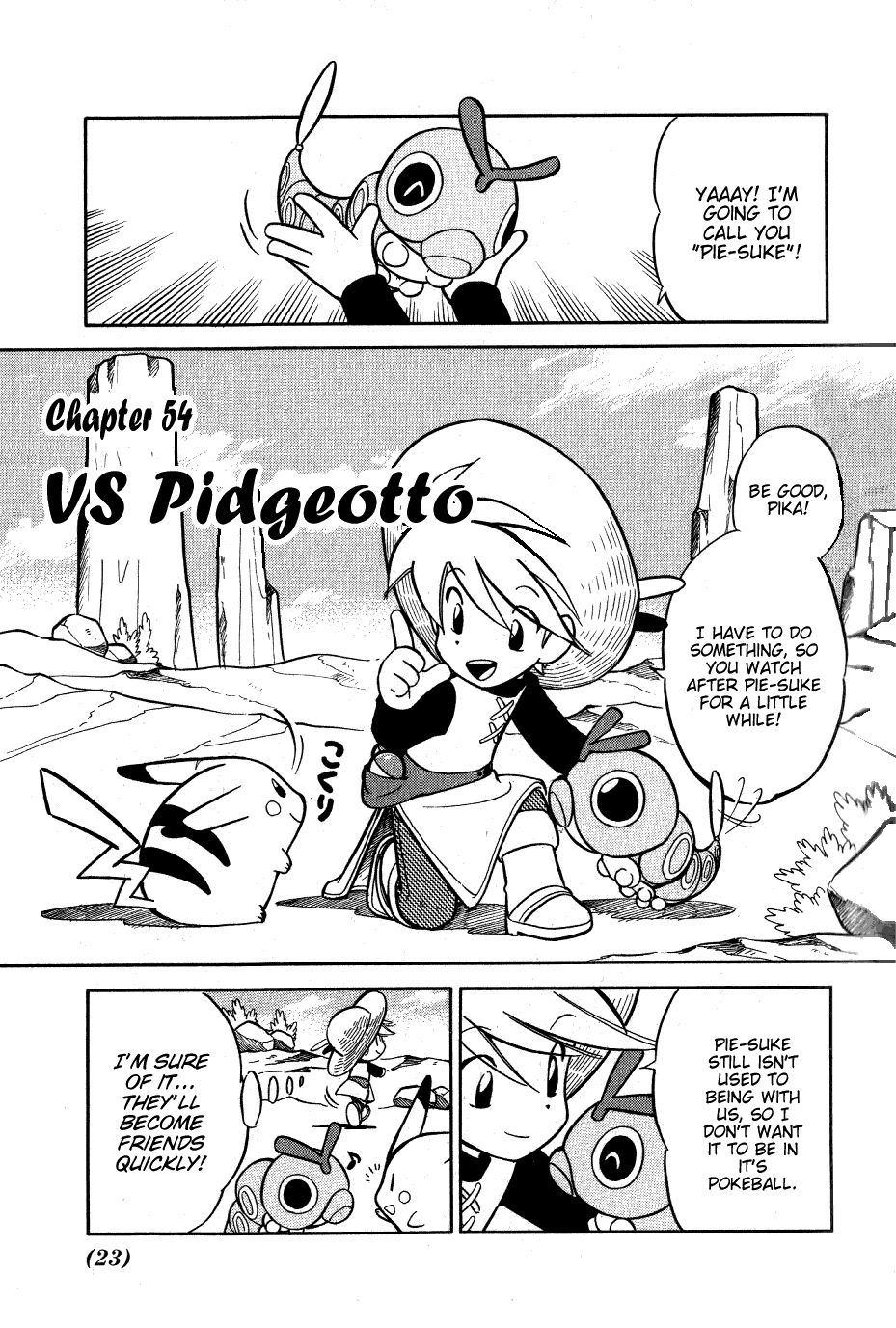 Pocket Monster Special Chapter 54 page 1 - Chapter 54: VS Pidgeotto
