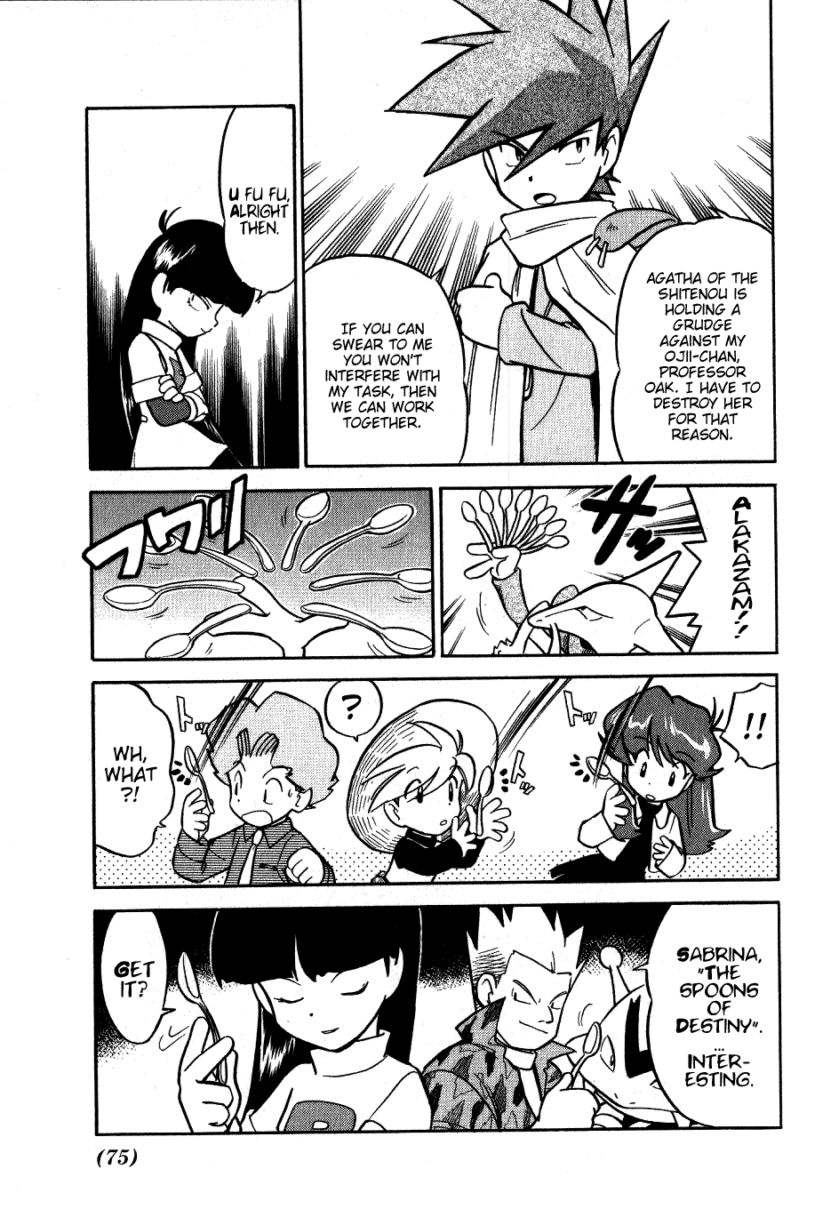 Pocket Monster Special Chapter 70 page 5 - Chapter 70: VS Alakazam