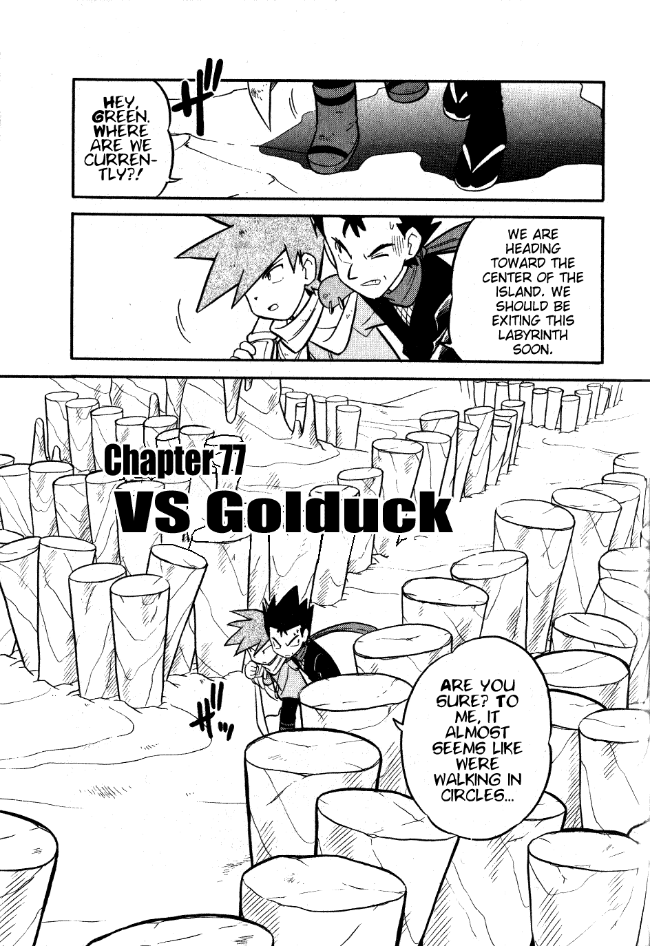 Pocket Monster Special Chapter 77 page 1 - Chapter 77: VS Golduck