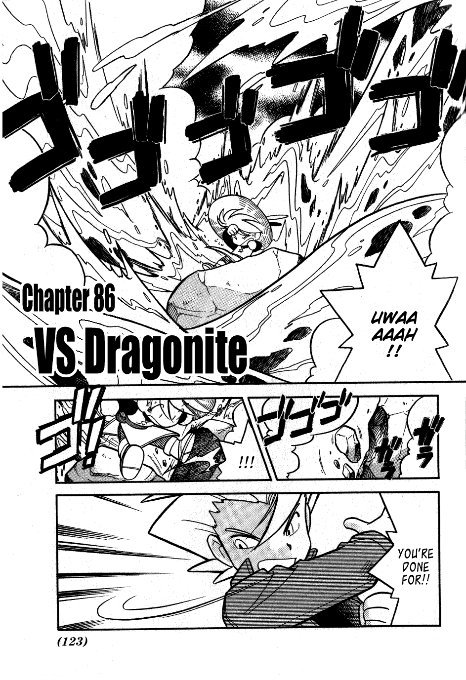 Pocket Monster Special Chapter 86 page 1 - Chapter 86: VS Dragonite