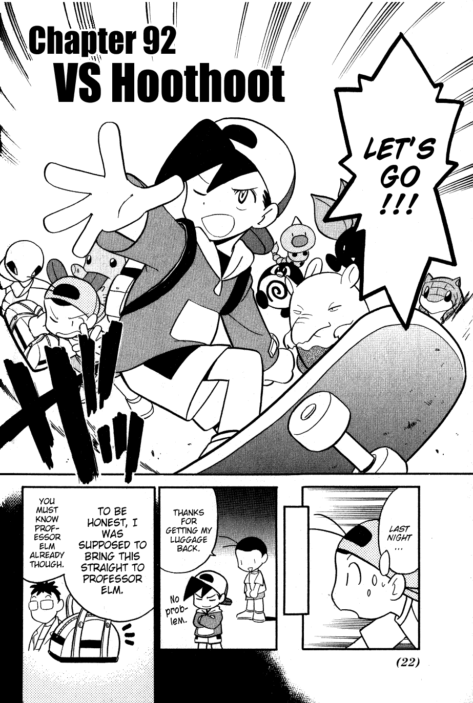 Pocket Monster Special Chapter 92 page 2 - Chapter 92: VS Hoothoot