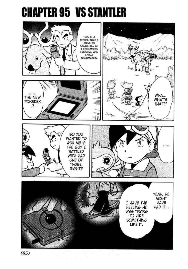 Pocket Monster Special Chapter 95 page 1 - Chapter 95: VS Stantler