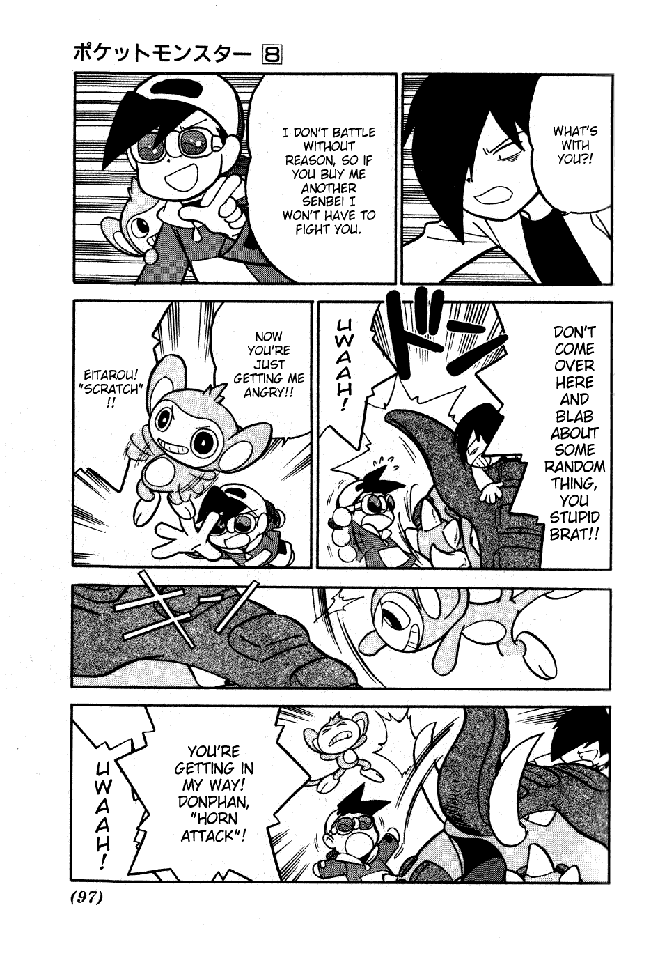 Pocket Monster Special Chapter 96 page 12 - Chapter 96: VS Donphan