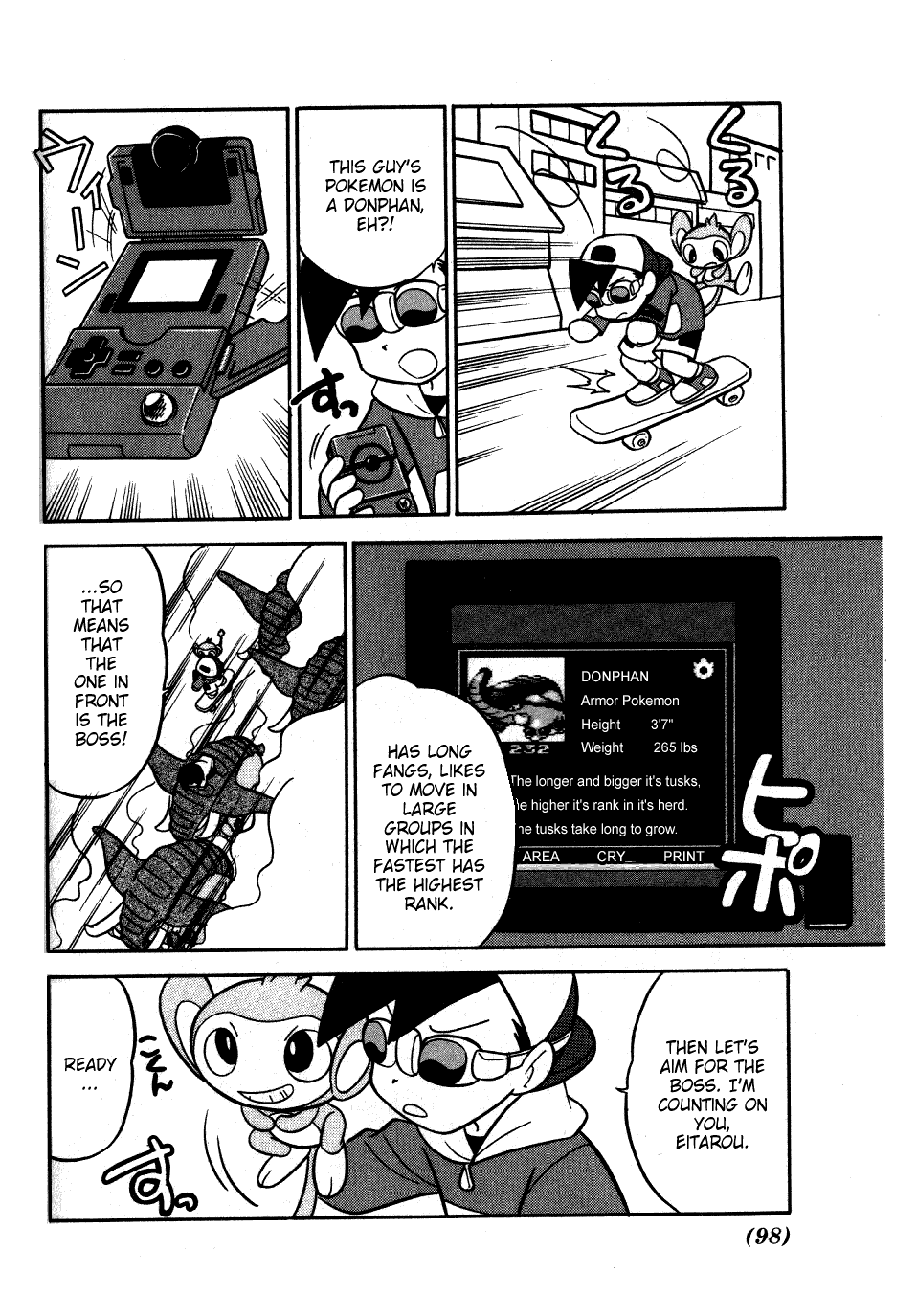 Pocket Monster Special Chapter 96 page 13 - Chapter 96: VS Donphan