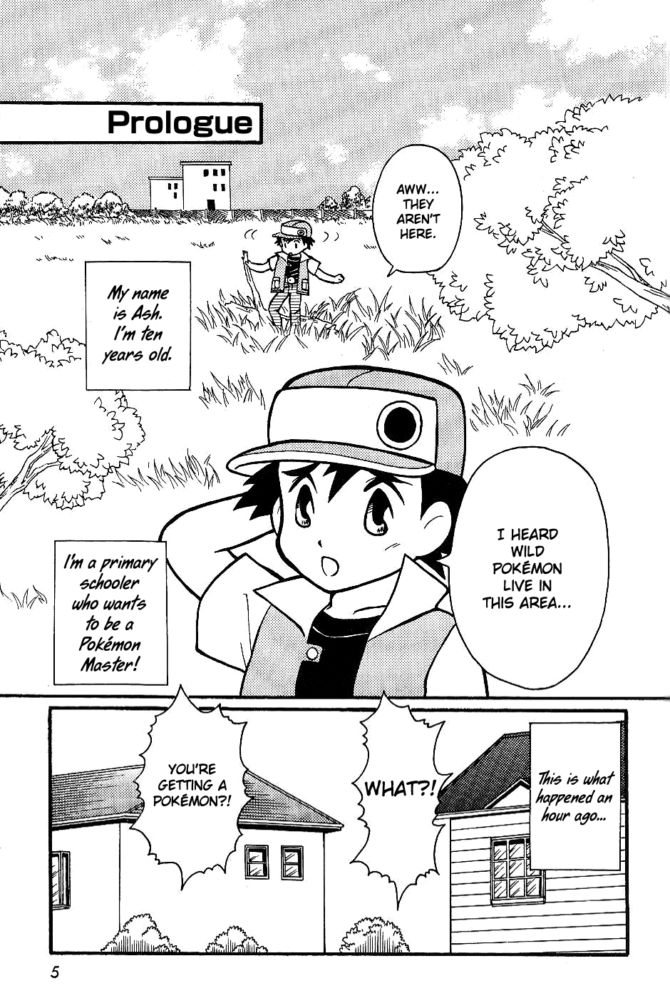 Pocket Monster Zensho Chapter 0.4 page 6 - Chapter 0 v4 : Prologue