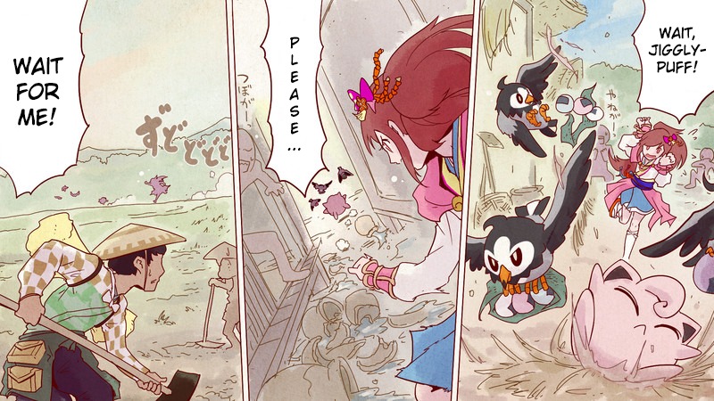 Pocket Monsters + Nobunaga no Yabou - Ranse Iroemaki Chapter 1 page 16 - Chapter 1: The White Scroll: Oichi's Worries
