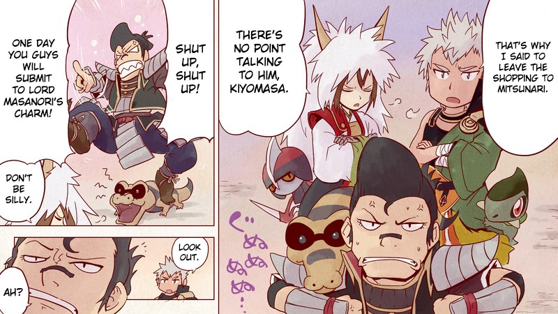 Pocket Monsters + Nobunaga no Yabou - Ranse Iroemaki Chapter 1 page 18 - Chapter 1: The White Scroll: Oichi's Worries