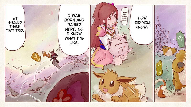 Pocket Monsters + Nobunaga no Yabou - Ranse Iroemaki Chapter 1 page 42 - Chapter 1: The White Scroll: Oichi's Worries