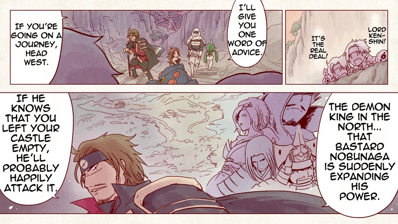 Pocket Monsters + Nobunaga no Yabou - Ranse Iroemaki Chapter 2 page 11 - Chapter 2: The Green Scroll: Kenshin's Adventure