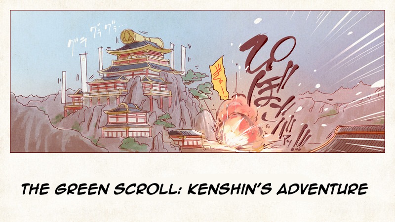 Pocket Monsters + Nobunaga no Yabou - Ranse Iroemaki Chapter 2 page 5 - Chapter 2: The Green Scroll: Kenshin's Adventure