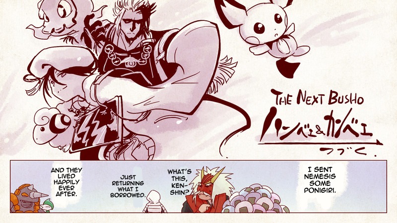 Pocket Monsters + Nobunaga no Yabou - Ranse Iroemaki Chapter 2 page 51 - Chapter 2: The Green Scroll: Kenshin's Adventure