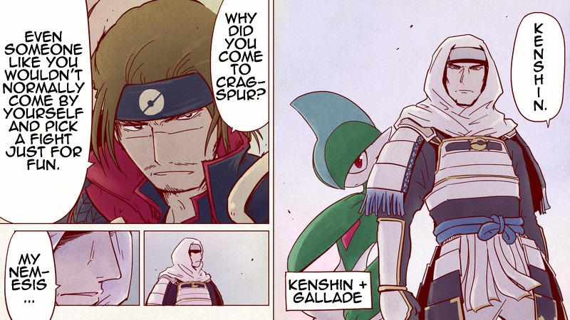 Pocket Monsters + Nobunaga no Yabou - Ranse Iroemaki Chapter 2 page 7 - Chapter 2: The Green Scroll: Kenshin's Adventure