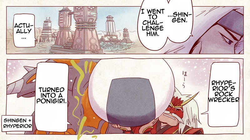 Pocket Monsters + Nobunaga no Yabou - Ranse Iroemaki Chapter 2 page 8 - Chapter 2: The Green Scroll: Kenshin's Adventure