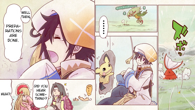 Pocket Monsters + Nobunaga no Yabou - Ranse Iroemaki Chapter 3 page 16 - Chapter 3: The Yellow Scroll: Hanbei vs Kanbei