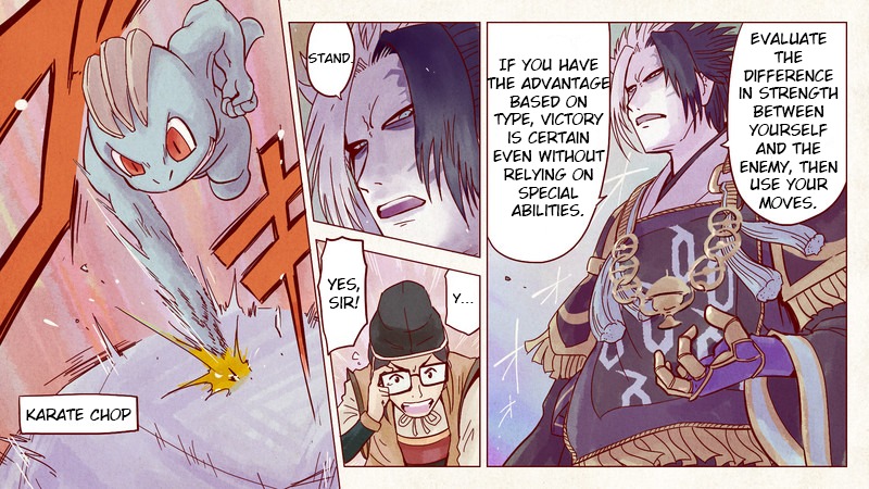 Pocket Monsters + Nobunaga no Yabou - Ranse Iroemaki Chapter 3 page 33 - Chapter 3: The Yellow Scroll: Hanbei vs Kanbei