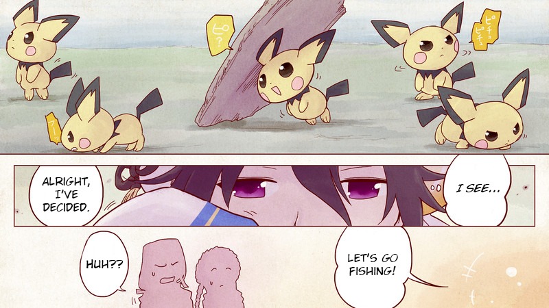 Pocket Monsters + Nobunaga no Yabou - Ranse Iroemaki Chapter 3 page 8 - Chapter 3: The Yellow Scroll: Hanbei vs Kanbei
