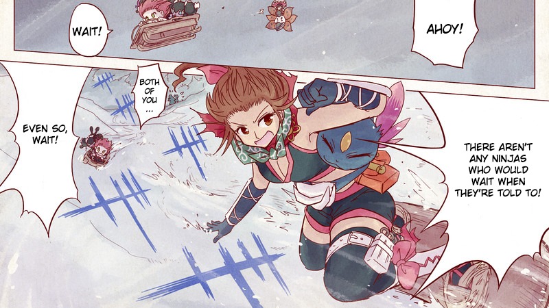Pocket Monsters + Nobunaga no Yabou - Ranse Iroemaki Chapter 4 page 33 - Chapter 4: The Red Scroll: Kunoichi's Reasons