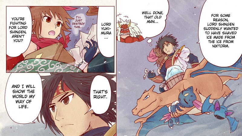 Pocket Monsters + Nobunaga no Yabou - Ranse Iroemaki Chapter 4 page 49 - Chapter 4: The Red Scroll: Kunoichi's Reasons