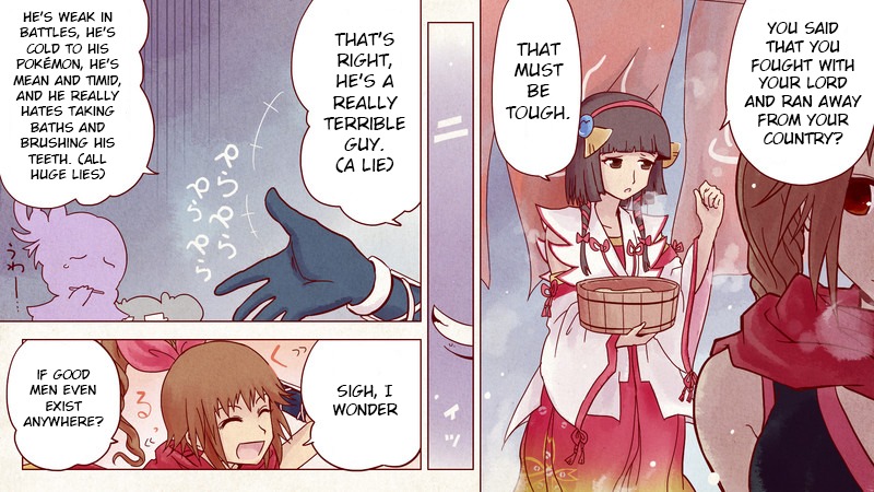Pocket Monsters + Nobunaga no Yabou - Ranse Iroemaki Chapter 4 page 7 - Chapter 4: The Red Scroll: Kunoichi's Reasons