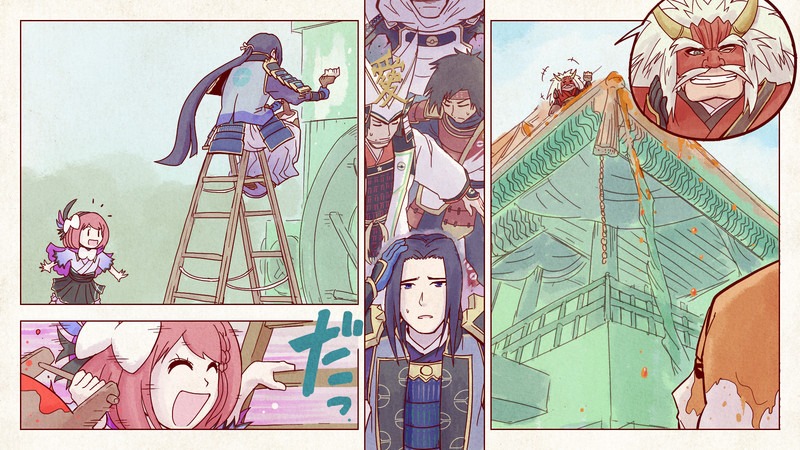 Pocket Monsters + Nobunaga no Yabou - Ranse Iroemaki Chapter 6 page 11 - Chapter 6: The Black Scroll: Nobunaga's Ambition