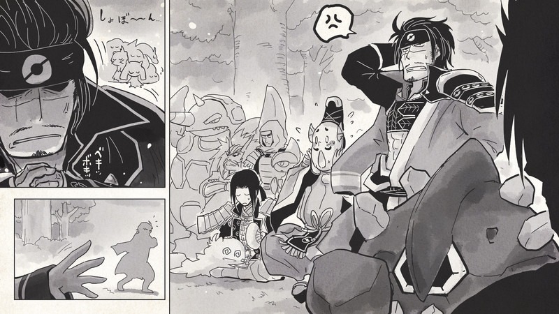 Pocket Monsters + Nobunaga no Yabou - Ranse Iroemaki Chapter 6 page 21 - Chapter 6: The Black Scroll: Nobunaga's Ambition