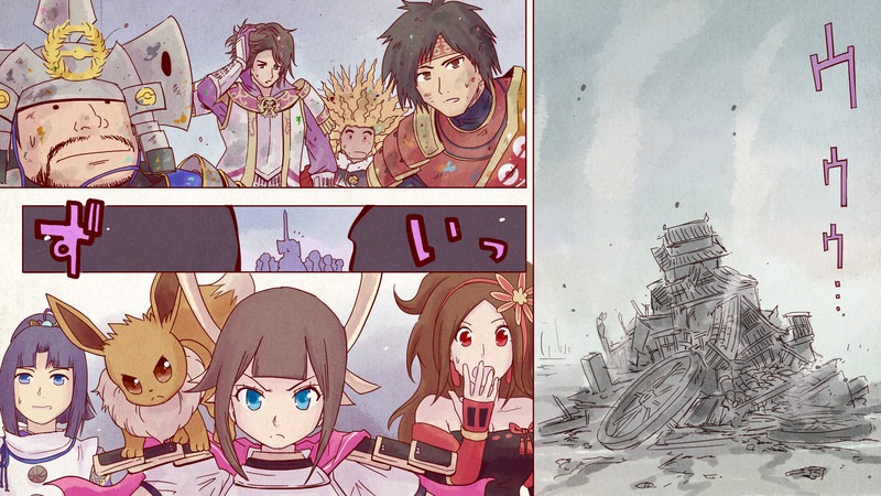 Pocket Monsters + Nobunaga no Yabou - Ranse Iroemaki Chapter 6 page 27 - Chapter 6: The Black Scroll: Nobunaga's Ambition