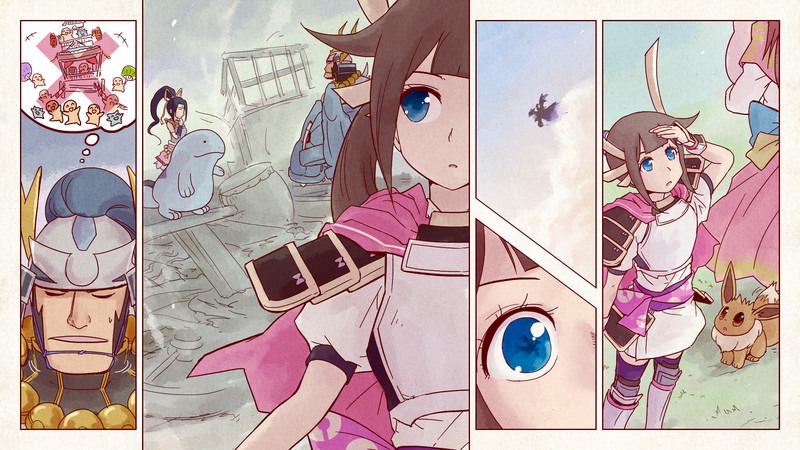 Pocket Monsters + Nobunaga no Yabou - Ranse Iroemaki Chapter 6 page 30 - Chapter 6: The Black Scroll: Nobunaga's Ambition