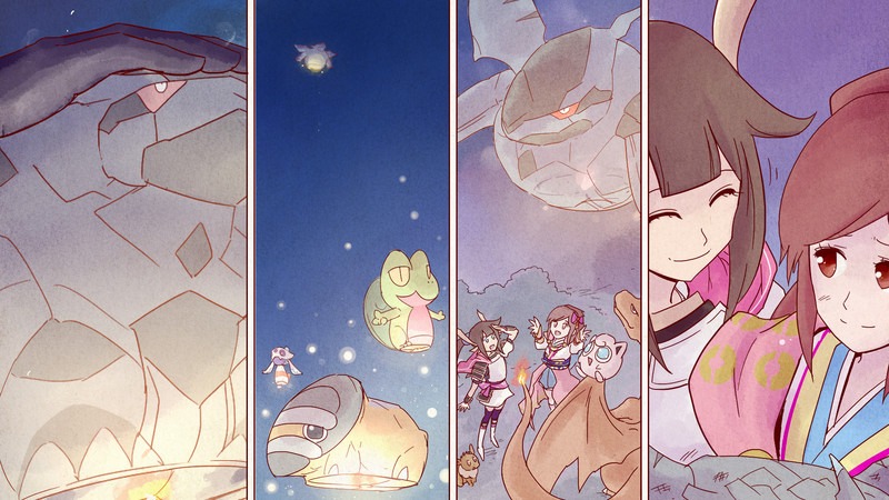 Pocket Monsters + Nobunaga no Yabou - Ranse Iroemaki Chapter 6 page 39 - Chapter 6: The Black Scroll: Nobunaga's Ambition