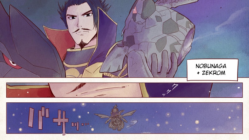 Pocket Monsters + Nobunaga no Yabou - Ranse Iroemaki Chapter 6 page 41 - Chapter 6: The Black Scroll: Nobunaga's Ambition