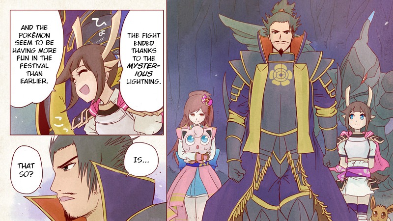 Pocket Monsters + Nobunaga no Yabou - Ranse Iroemaki Chapter 6 page 46 - Chapter 6: The Black Scroll: Nobunaga's Ambition