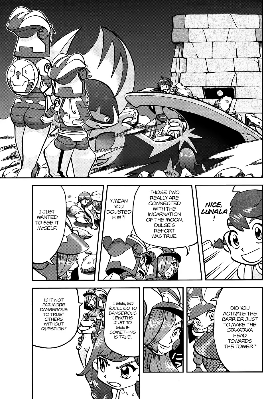 Pocket Monsters SPECIAL Sun & Moon Chapter 28 page 17 - Chapter 28