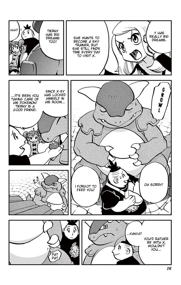 Pocket Monsters SPECIAL XY Chapter 1 page 17 - Chapter 1: Kangaskhan, Wait